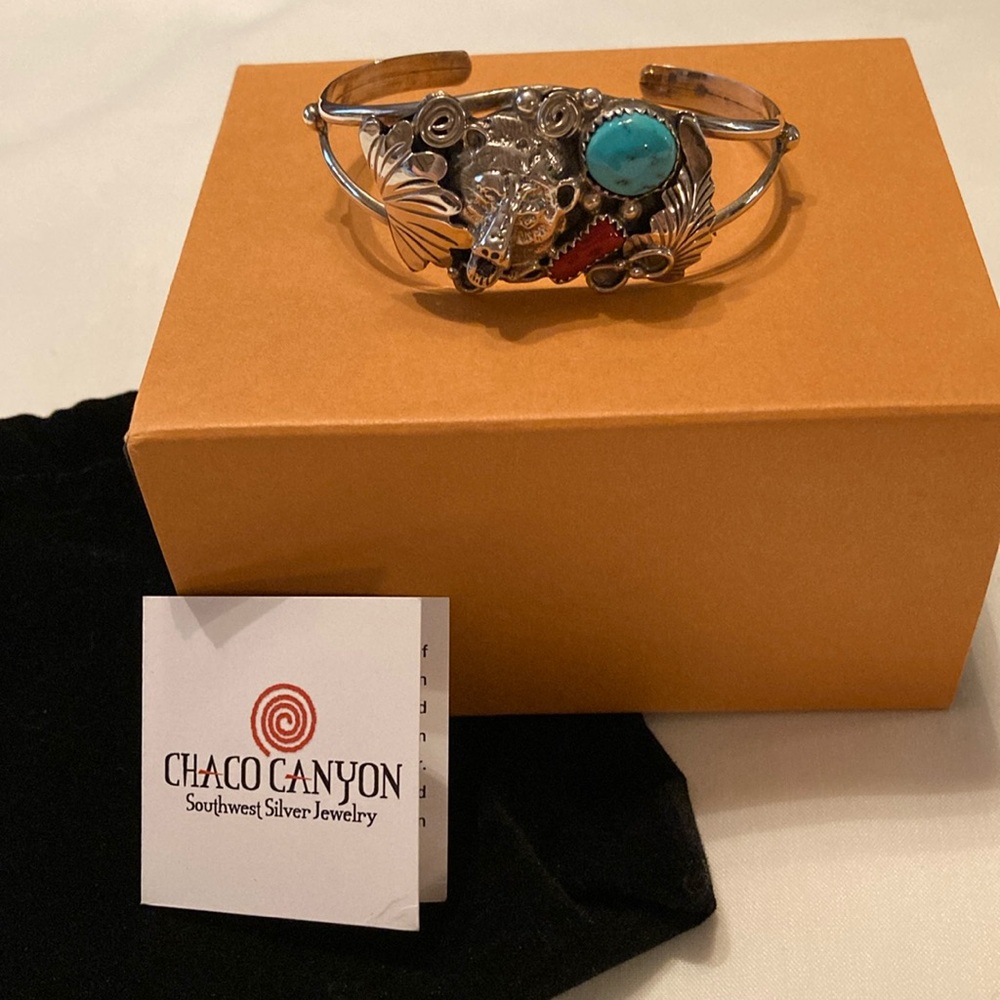 Chaco Canyon Sterling Cuff Bracelet, NIB